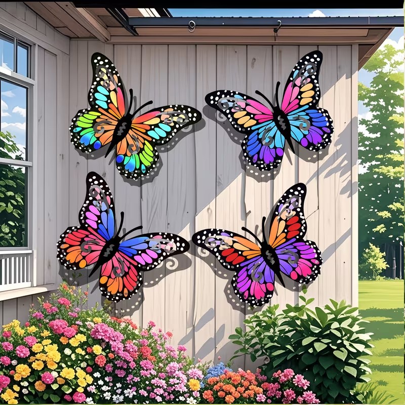 Bonsai Garden Ornaments - Décoration murale en forme de papillon