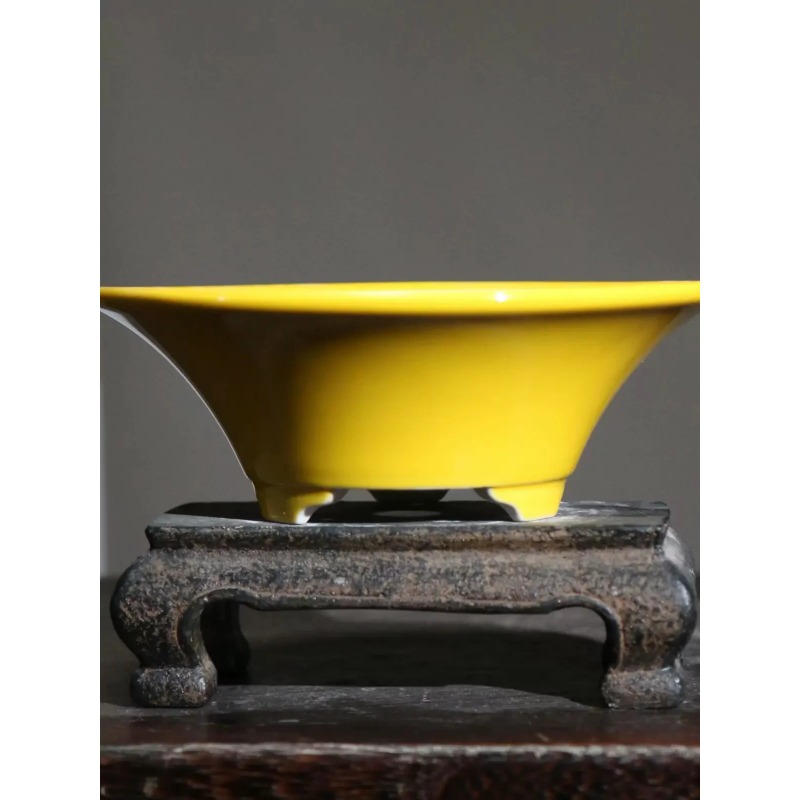 Bonsai Garden China - Pot à bonsaï rond en porcelaine