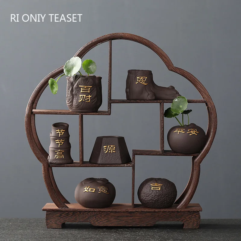 Mini Pot de fleurs en argile v - Bonsai Garden Ornaments avis et prix