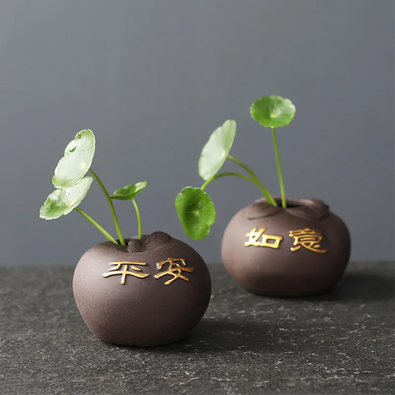 Mini Pot de fleurs en argile v - Bonsai Garden Ornaments avis et prix