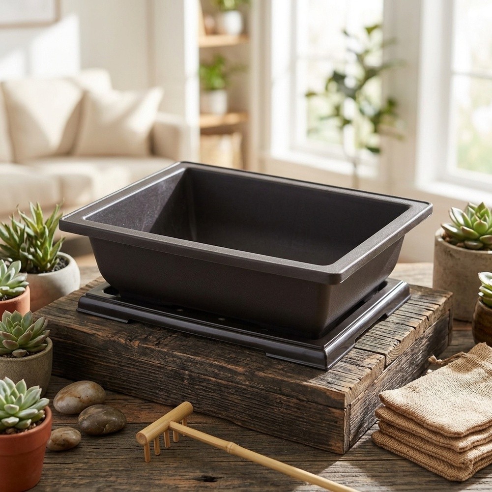 Soucoupe de rangement pour pot - Bonsai Garden Backyard avis et prix