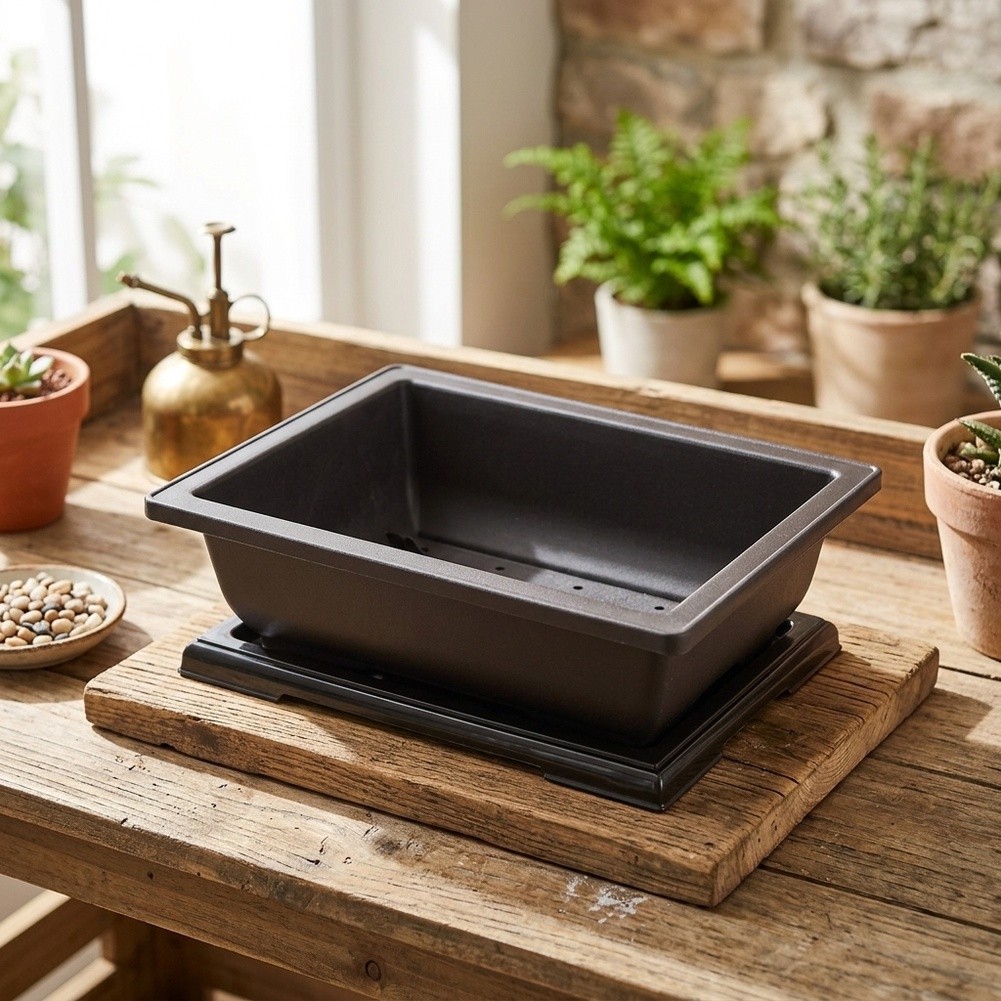 Soucoupe de rangement pour pot - Bonsai Garden Backyard avis et prix