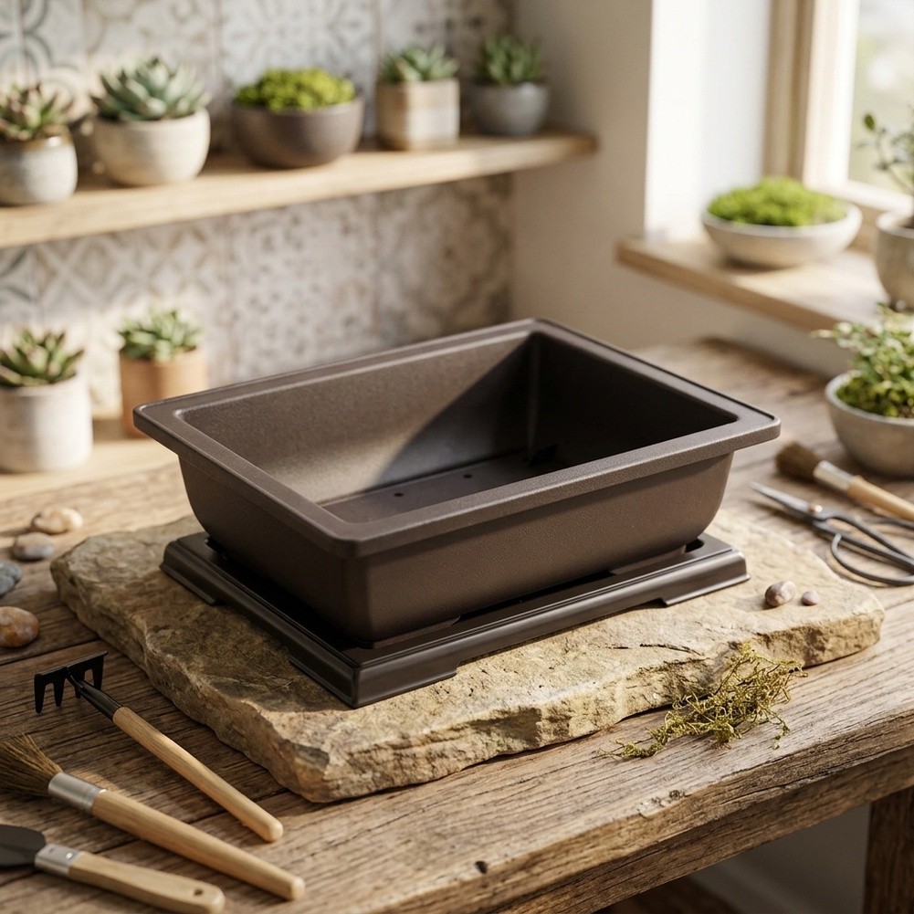 Soucoupe de rangement pour pot - Bonsai Garden Backyard avis et prix