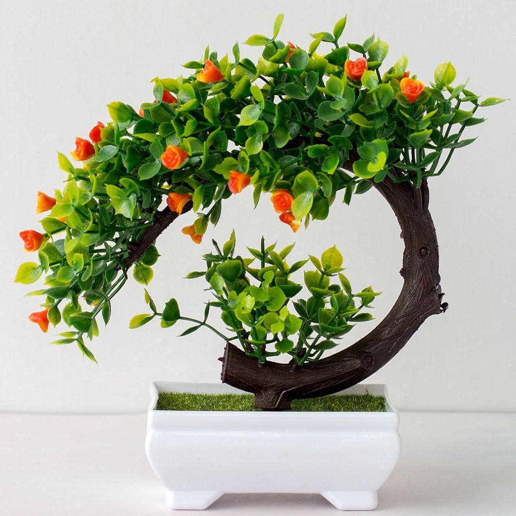 Plante artificielle en pot pou - Bonsai Garden China avis et prix