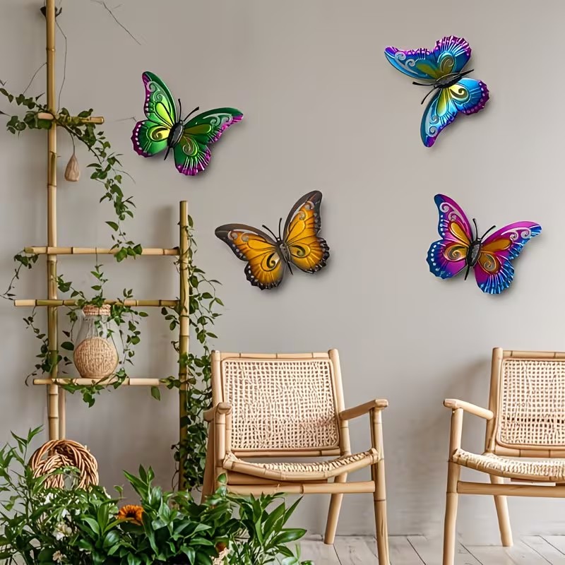 4 statues de papillons en méta - Bonsai Garden Ornaments avis et prix