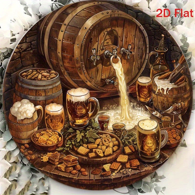 1 plaque ronde plate 2D en alu - Bonsai Garden Ornaments avis et prix
