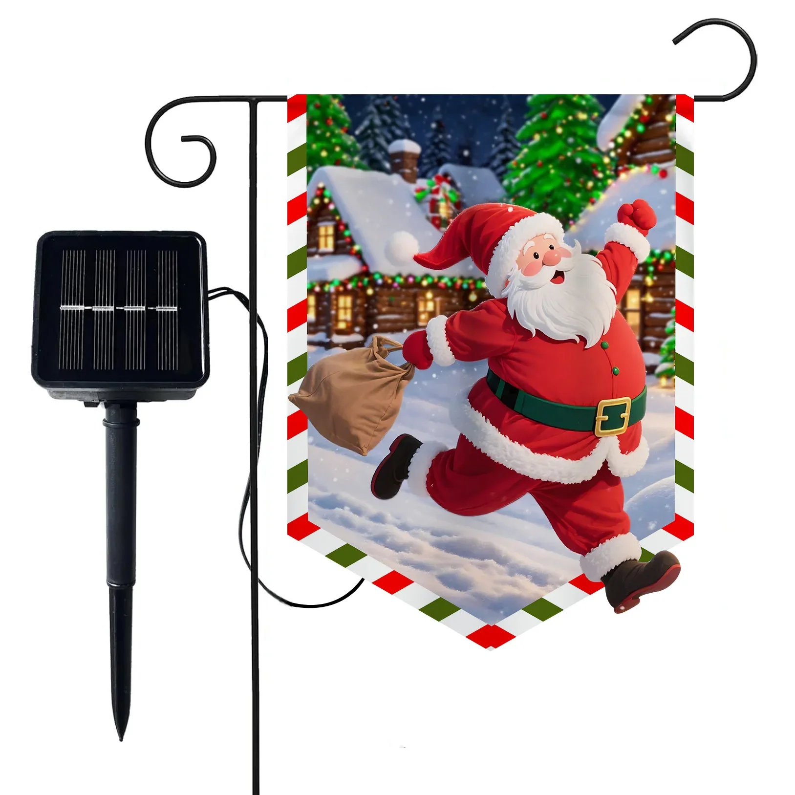 Drapeau lumineux LED à énergie - Bonsai Garden Ornaments avis et prix