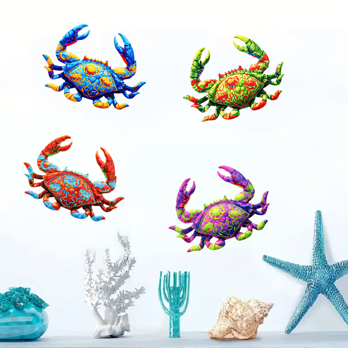Décor mural de crabe océan en  - Bonsai Garden Ornaments avis et prix