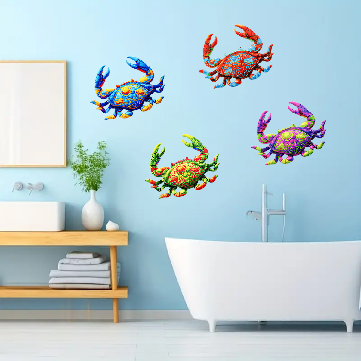 Décor mural de crabe océan en  - Bonsai Garden Ornaments avis et prix
