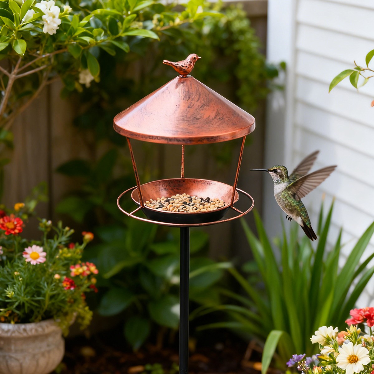Abreuvoir pour oiseaux en méta - Bonsai Garden China avis et prix